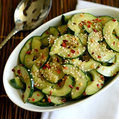 Salad dưa leo trộn tương Miso