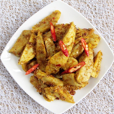 Mì căn xào sả ớt chay