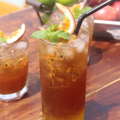 Trà chanh dây hạt chia