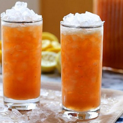 Sinh tố chanh đào