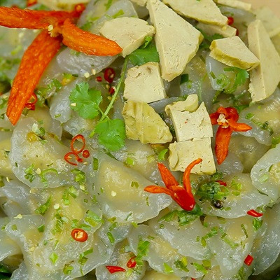 Bánh bột lọc chay nhân đậu xanh
