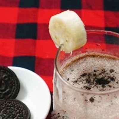 Sinh tố chuối bánh Oreo