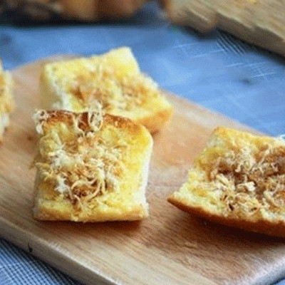 Bánh Mì Bơ Ruốc Ăn Vặt Cực Ngon Lành