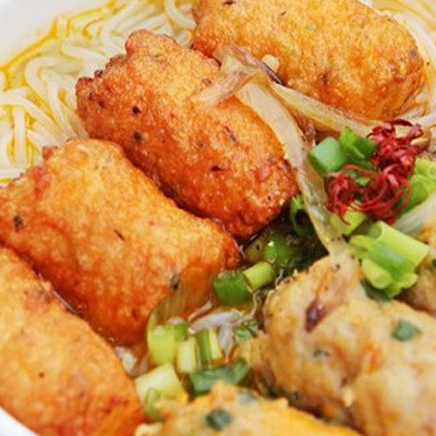 Bún Chả Tôm giải ngấy cho gia đình rất thích hợp