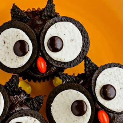 Cupcake Cú Mèo Cho Bữa Tiệc Halloween