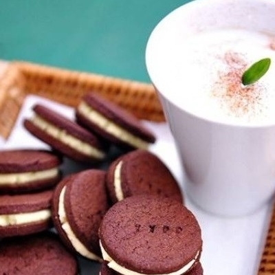 Bánh Cacao Nhân Bơ Tráng Miệng Đãi Cả Nhà